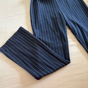 Urban Outfitters Navy & White Pinstripe Trousers